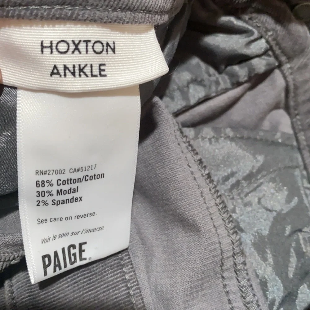 Final Sale 👀 No More Low Offers PAIGE HOXTON HIGH-RISE SLIM CORDUROY PANTS